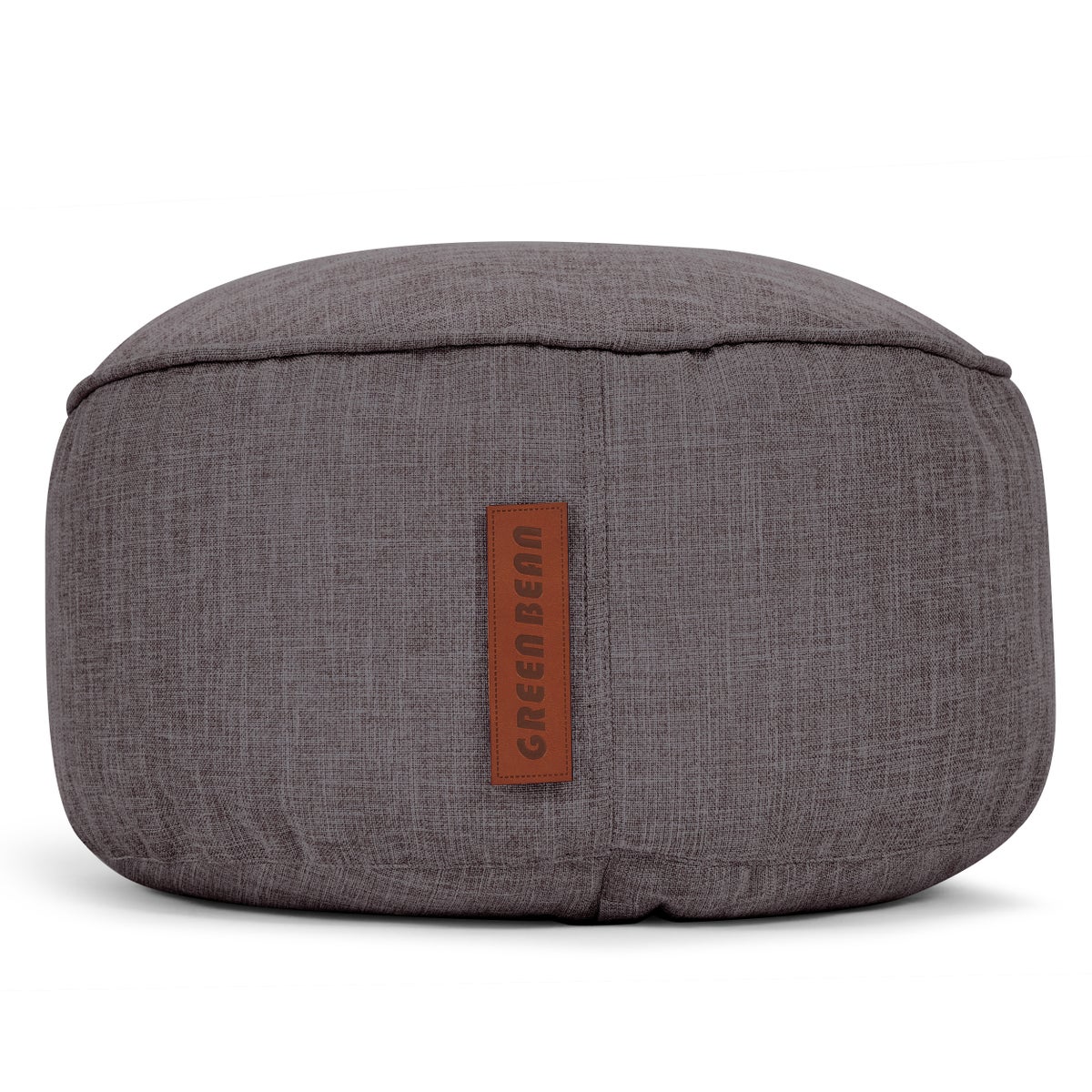 Green Bean Zitzakkruk 45x25cm met EPS-korrelvulling - Voetenbank Voetkussen Zitpoef voor Zitzakken - Vloerkussen voor Kinderen en Volwassenen - Voetsteun Zitkussen Zitkruk Donkergrijs