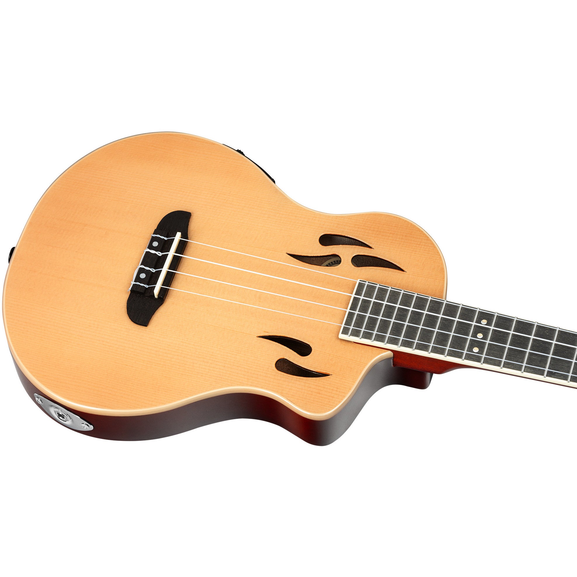 Ortega TourPlayer Series RTPS-U-NAT elektrische tenor ukelele met gigbag