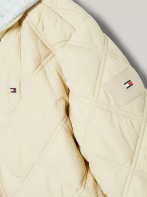 Parka Relaxed Matelassed Hooded