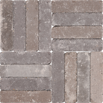 Stonewish Avenue klinker getrommeld Night 20 x 30 x 6 cm beton antraciet