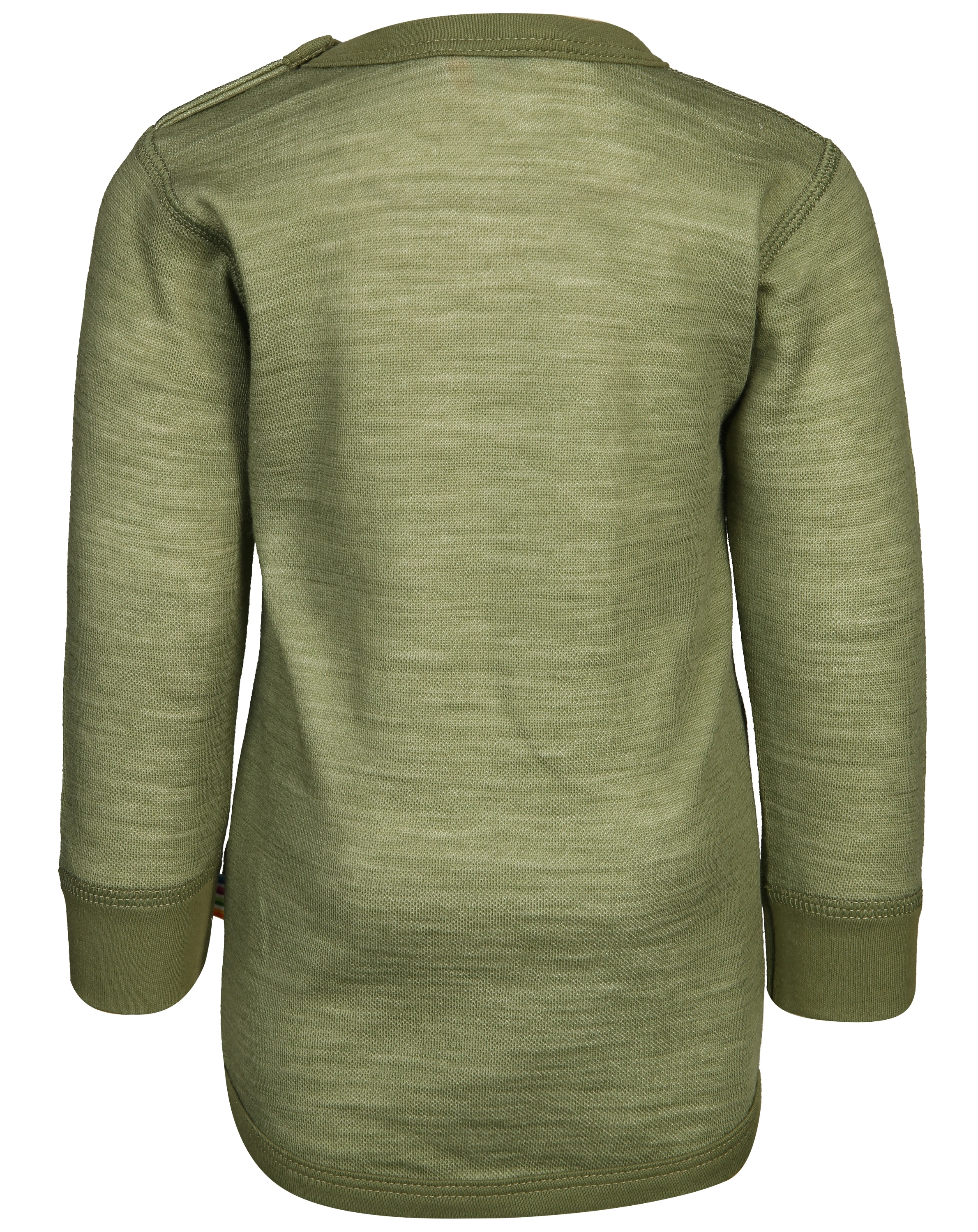 Langarmshirt 616 - WOOD mit Wolle in salvie