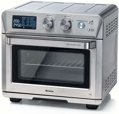 Ariete 4629/11 - Airfryer oven - 25 liter - 1700 Watt - LED-display - 15 programma's - tot max. 230 °C - Zilver
