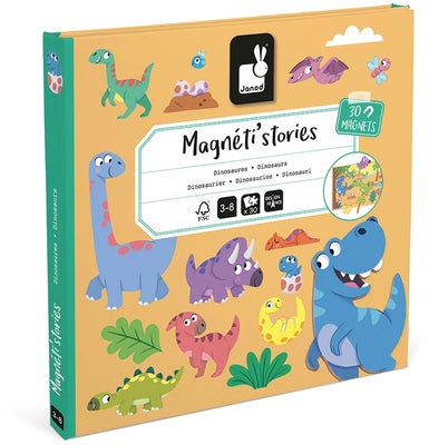 Janod Magneti'Stories Magnetsett Dinosaurer 30 Stk