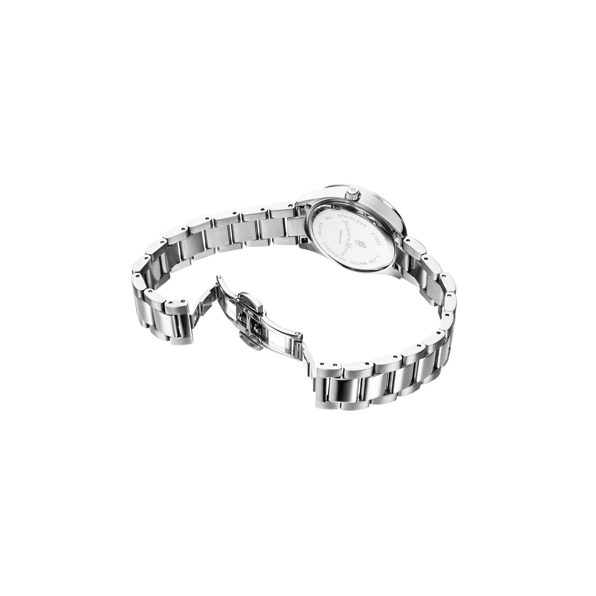 Jacques du Manoir Damen Armband Uhr Inspiration Beauty Edelstahl JWL01505