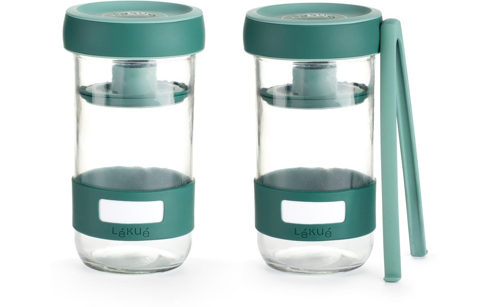 Lunchbox »Lékué 700 ml, Glas, 2 Stück« 1 Stk. tlg.