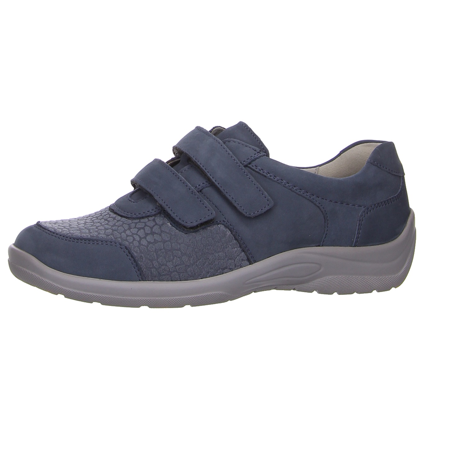 Waldläufer Slipper blau blau