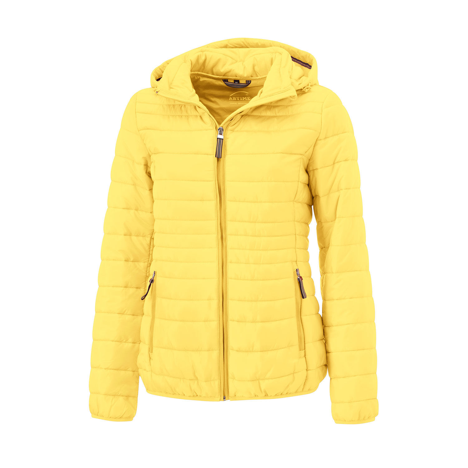 Steppjacke mit abnehmbarer Kapuze