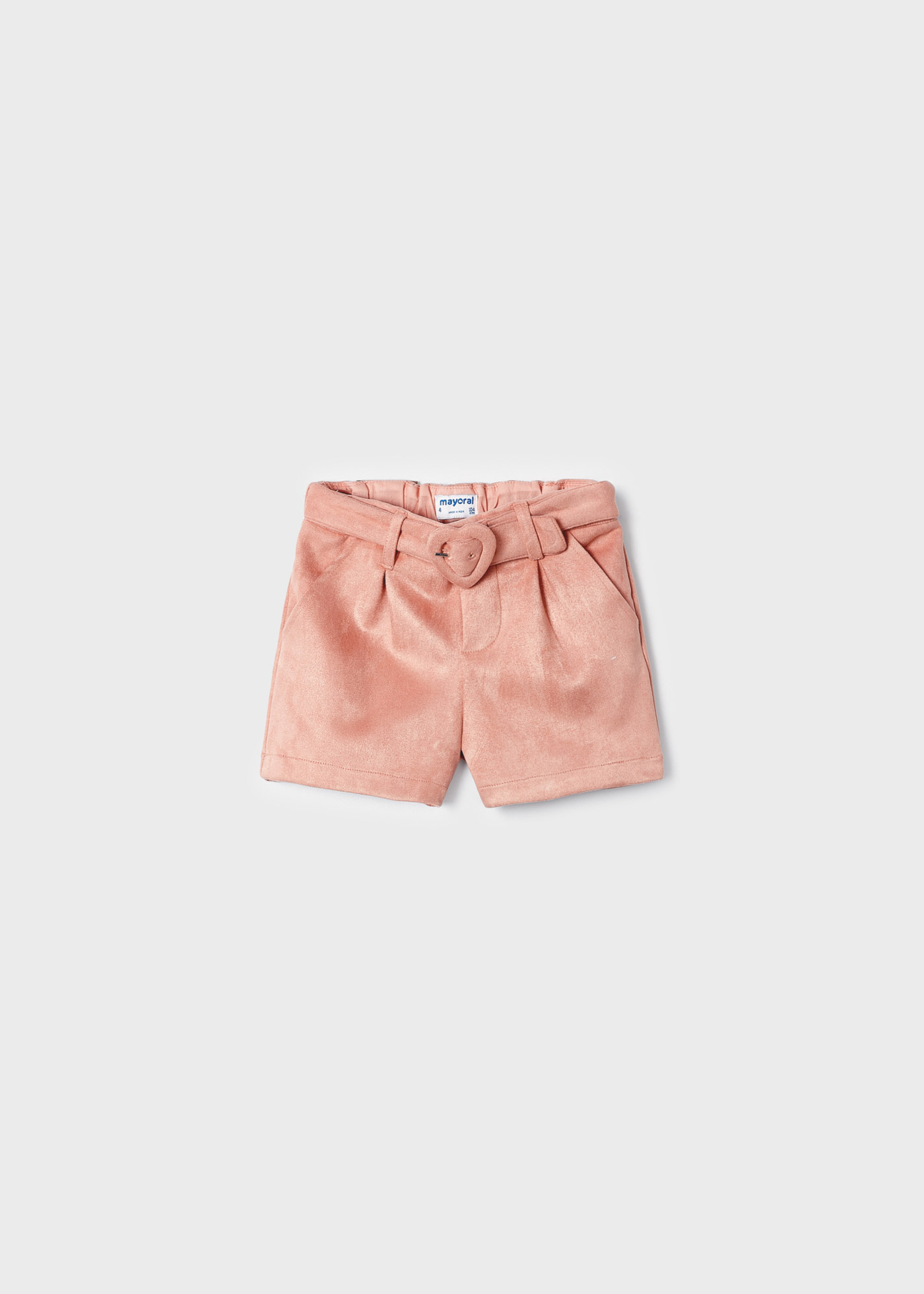 shorts de camurça para meninas