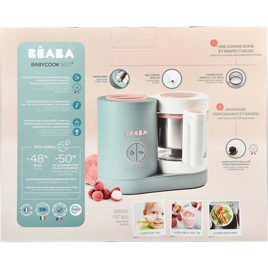 BEABA® Küchenmaschine Babycook® NEO 4-in- 1 eucalyptus grün