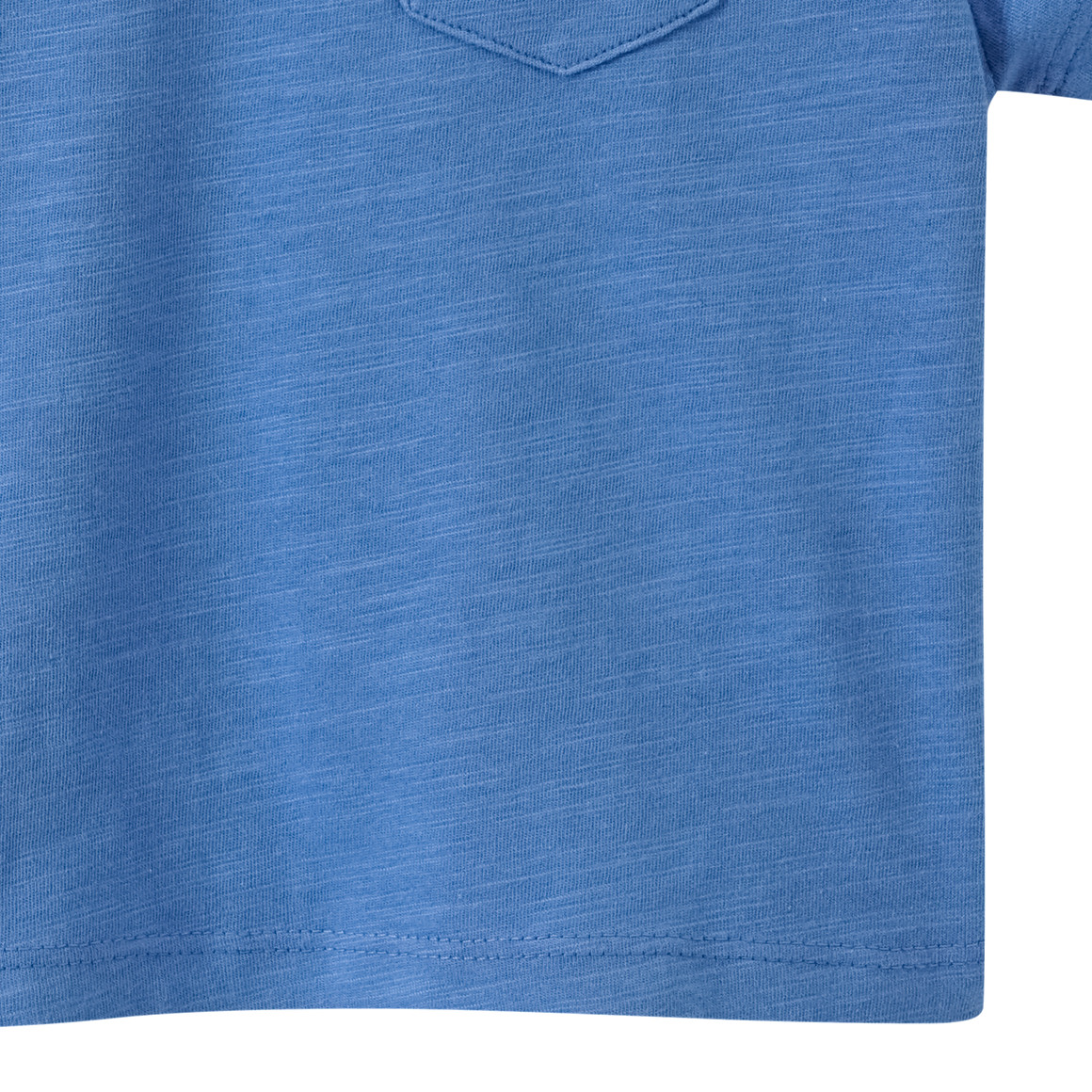 Topomini Baby T-Shirt mit Brusttasche blau