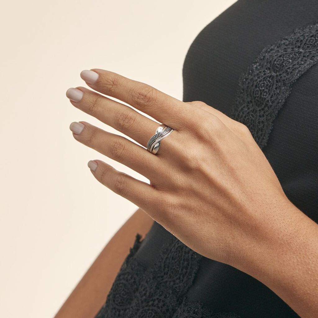 Bague Merlin Or Blanc Diamant