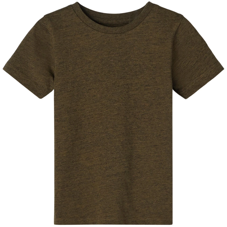 name it T-Shirt Nmmfrej Olive Night