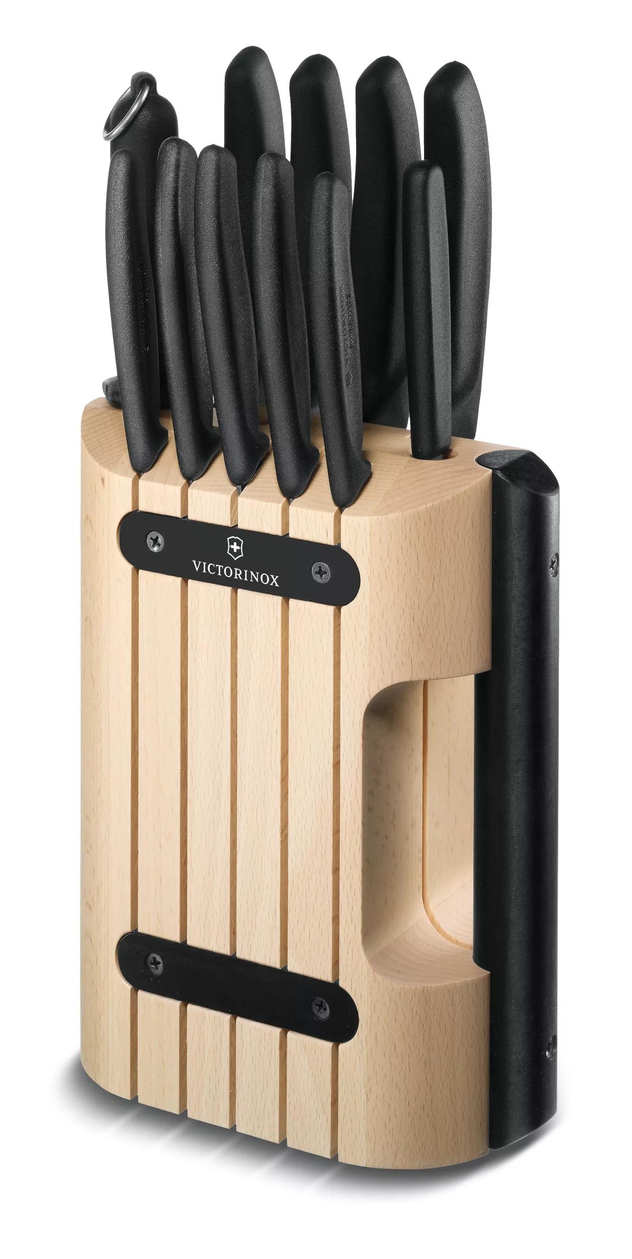 Swiss Classic Messerblock, 11-teilig-Buche