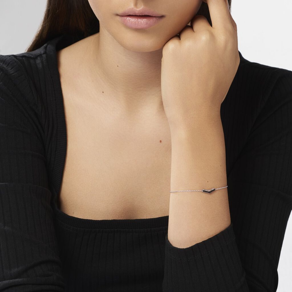 Bracelet Irina Argent Blanc Oxyde De Zirconium