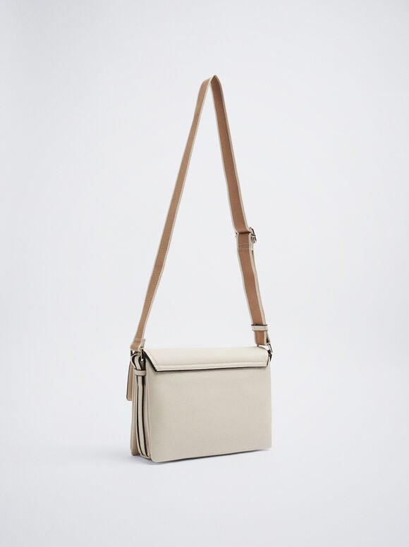 Bolsa de ombro trançada - Natural