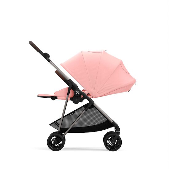 Poussette Melio 4   Châssis Taupe - Candy Pink        de               CYBEX