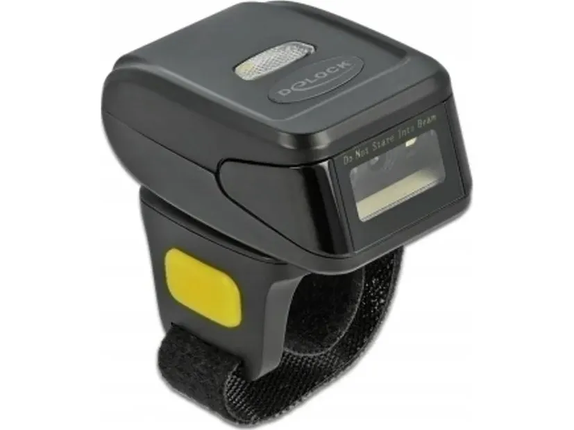 Delock ringstregkodescanner 1D og 2D med 2,4 GHz eller Bluetooth