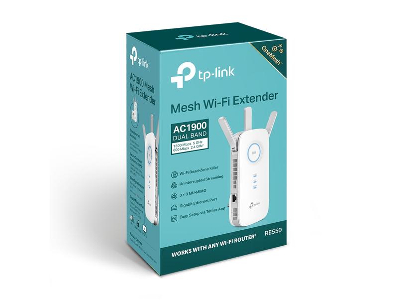 TP-Link WLAN-Mesh-Repeater RE550 TP-Link RE550 AC1900 WLAN-Repeater