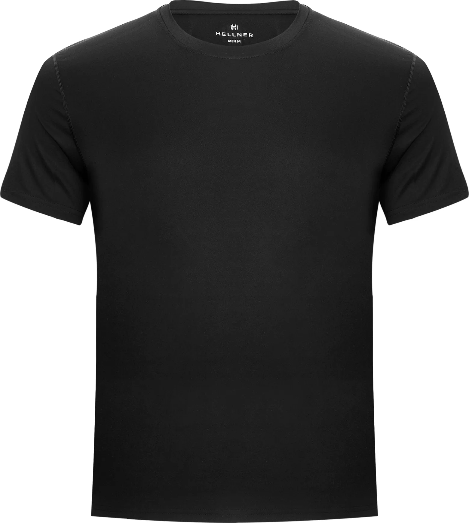 Hellner Men's Core Running Tee Black Beauty