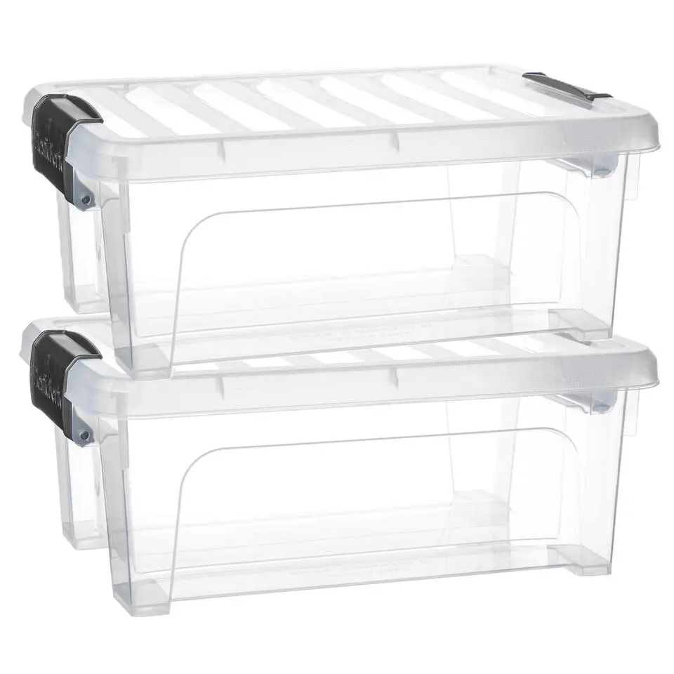 Plasticforte Multi Storage Opslagbox - transparant - 8L