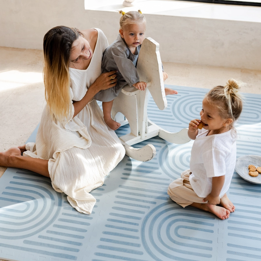 toddlekind Prettier Puzzle Spielmatte Linear Mineral 120 x 180 cm