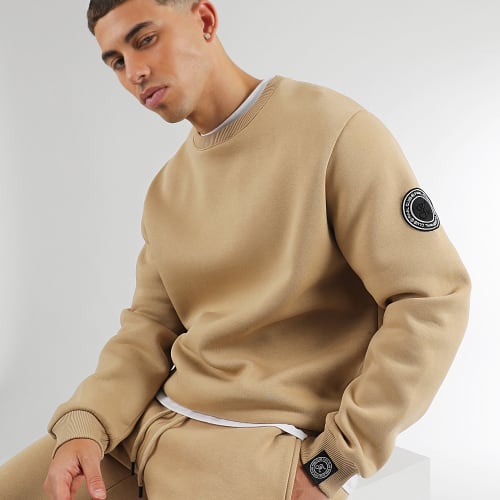 Sweat Crewneck Premium 1100 Beige
