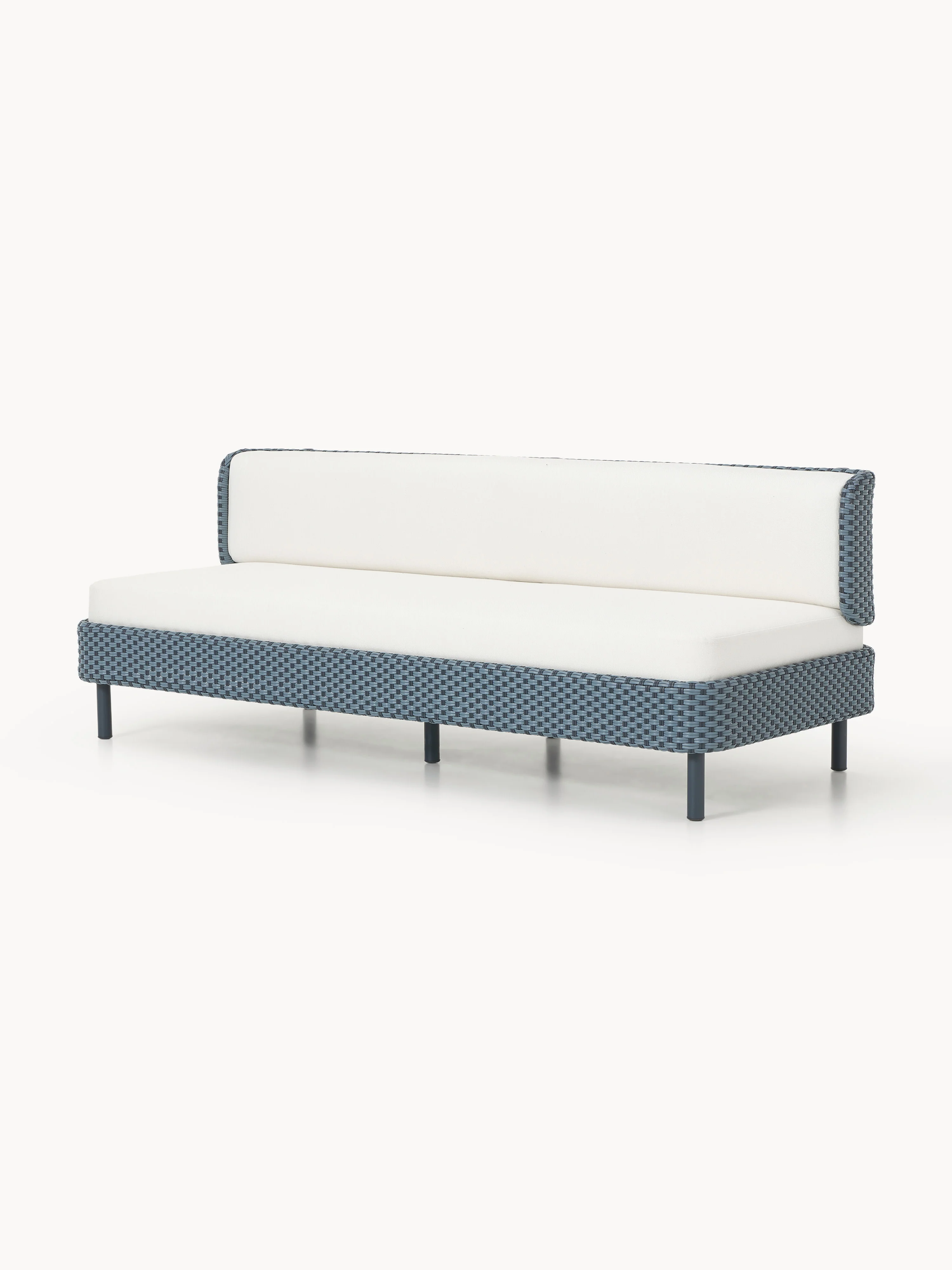 Modulaire tuinbank Hani (3-zits) met beschermhoes