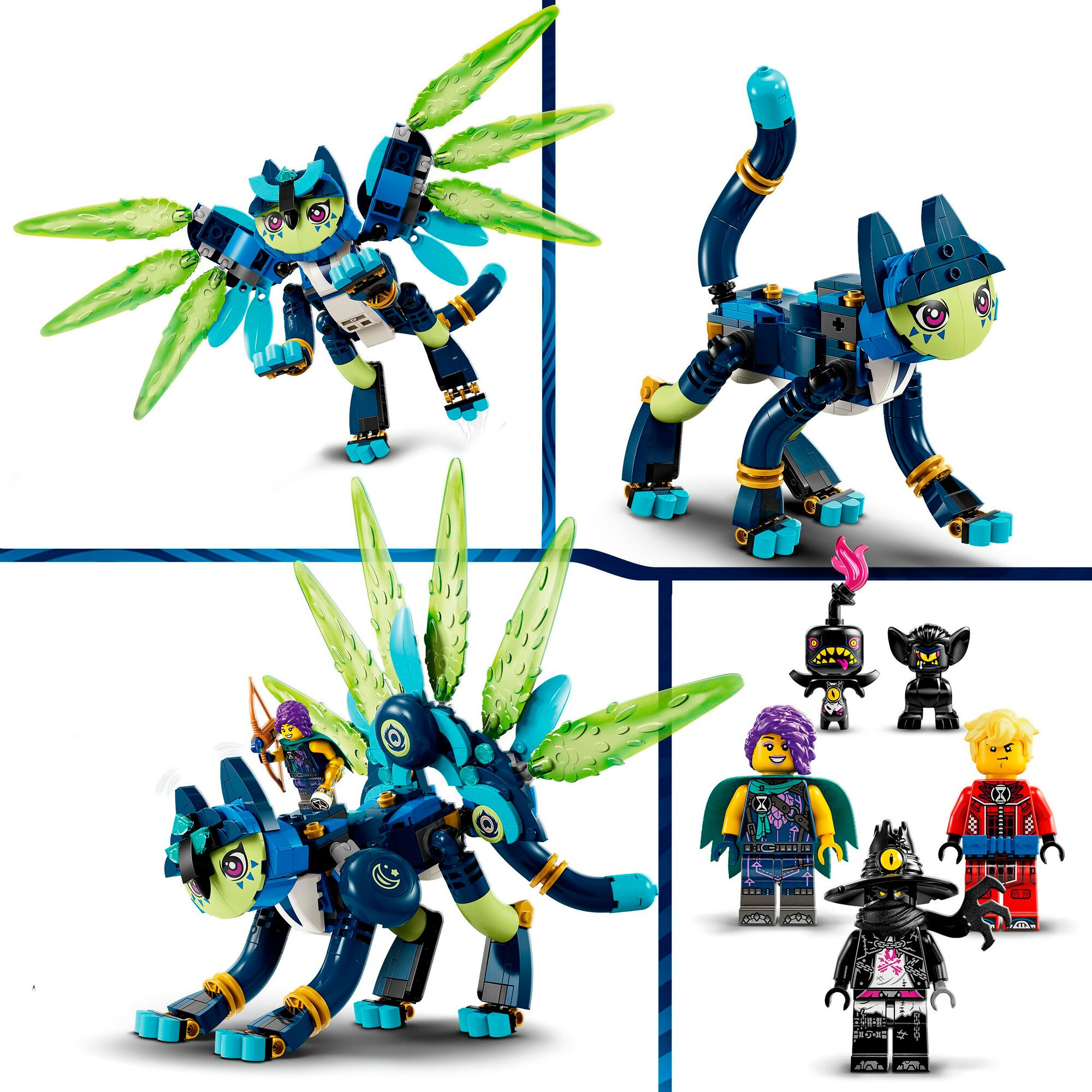 LEGO Konstruktionsspielzeug DREAMZzz Zoey und die Katzeneule Zian