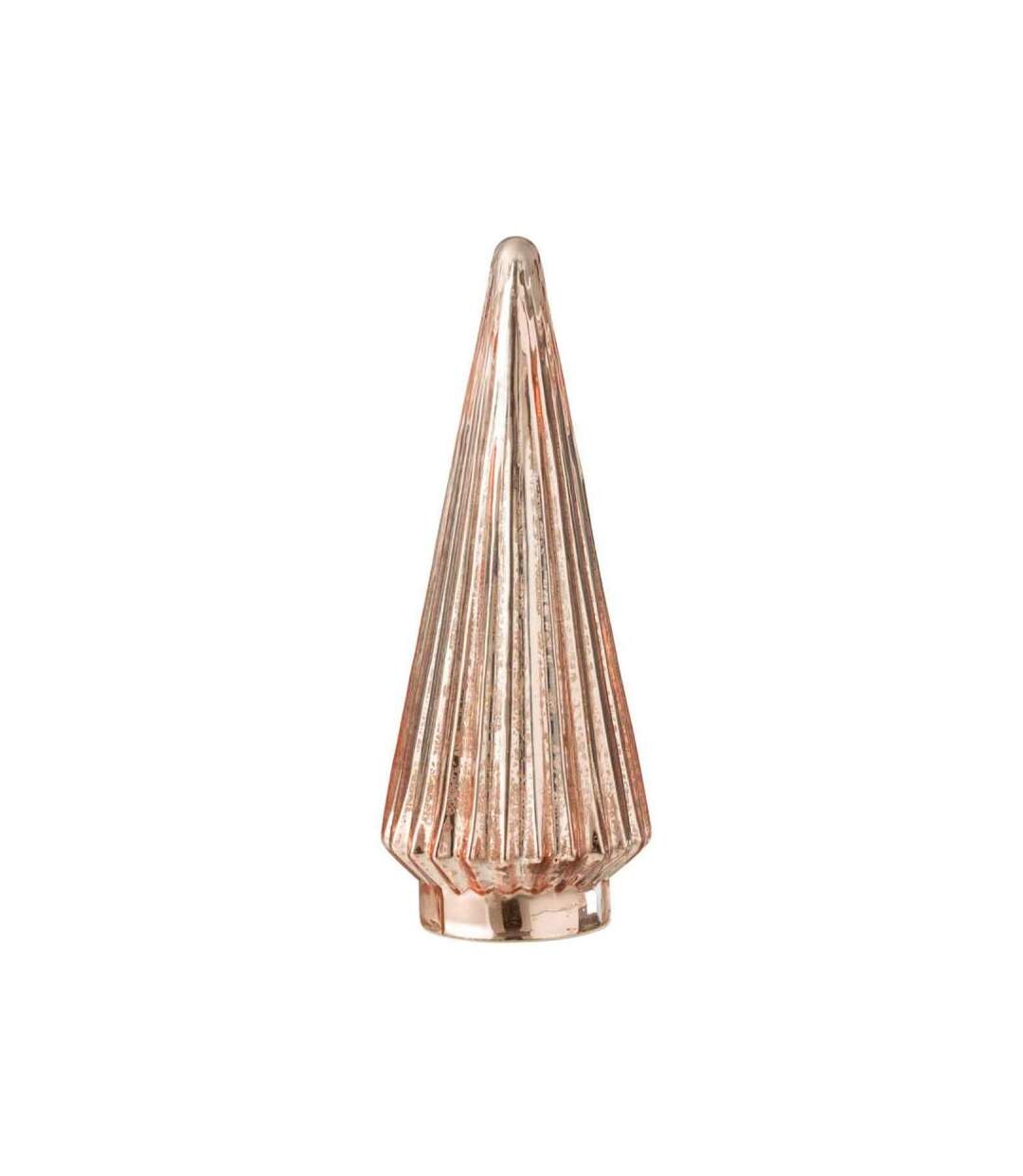 Paris Prix - Sapin De Noël En Verre led 34cm Rose
