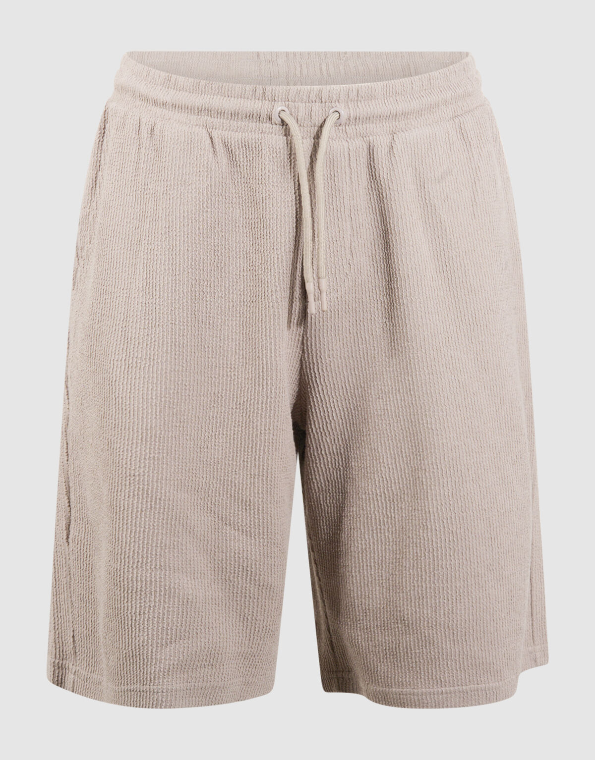 Rib Short Lichtbruin