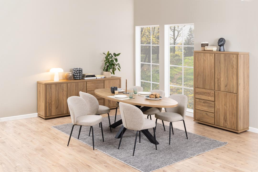 Eetkamerstoel Bodo beige - set van 2
