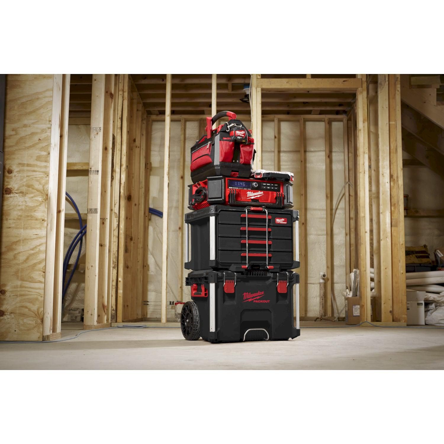 Milwaukee PACKOUT™ Gereedschapskoffer met 4 lades - 4932493189
