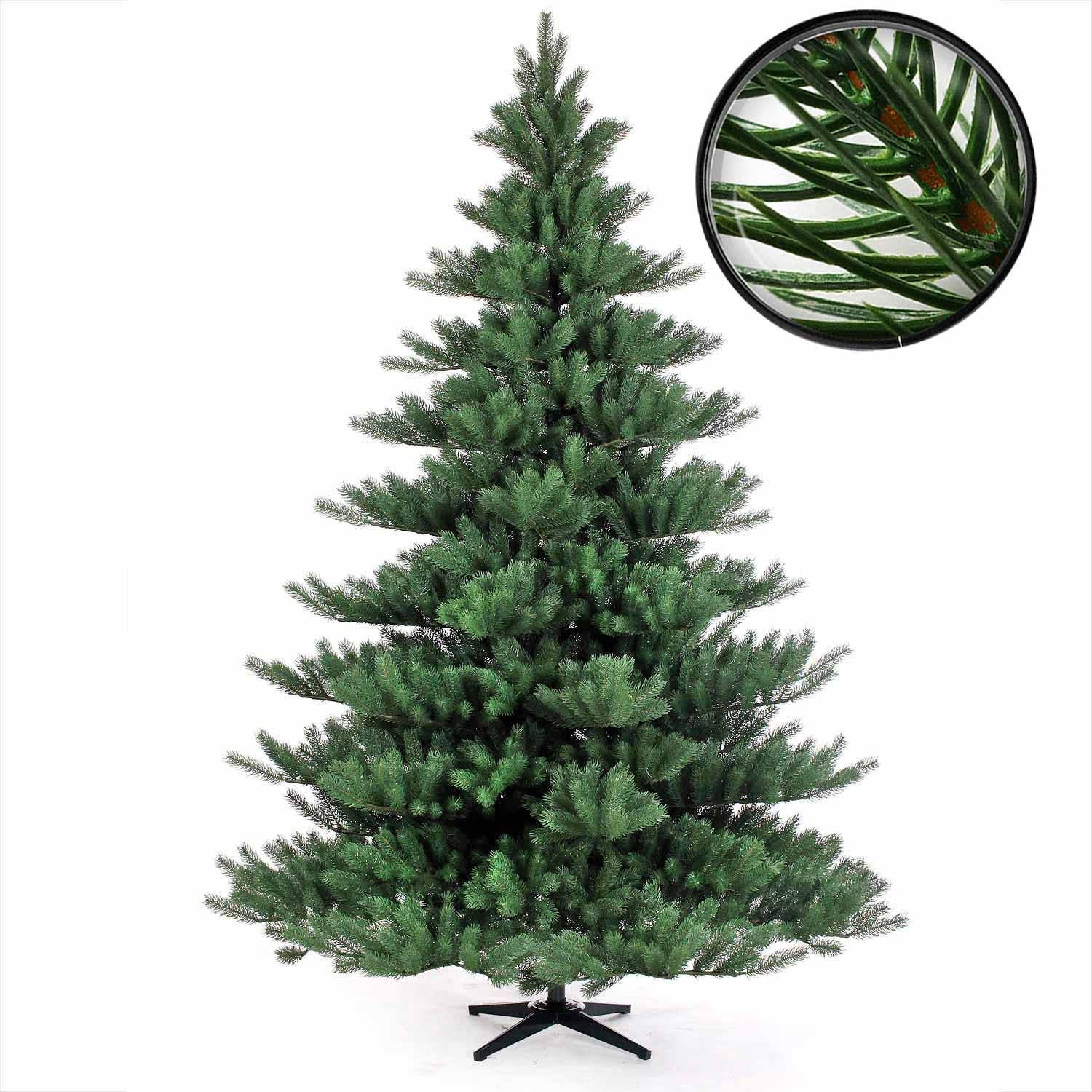 künstlicher Weihnachtsbaum 240cm Testsieger Spritzguss Nordmanntanne A