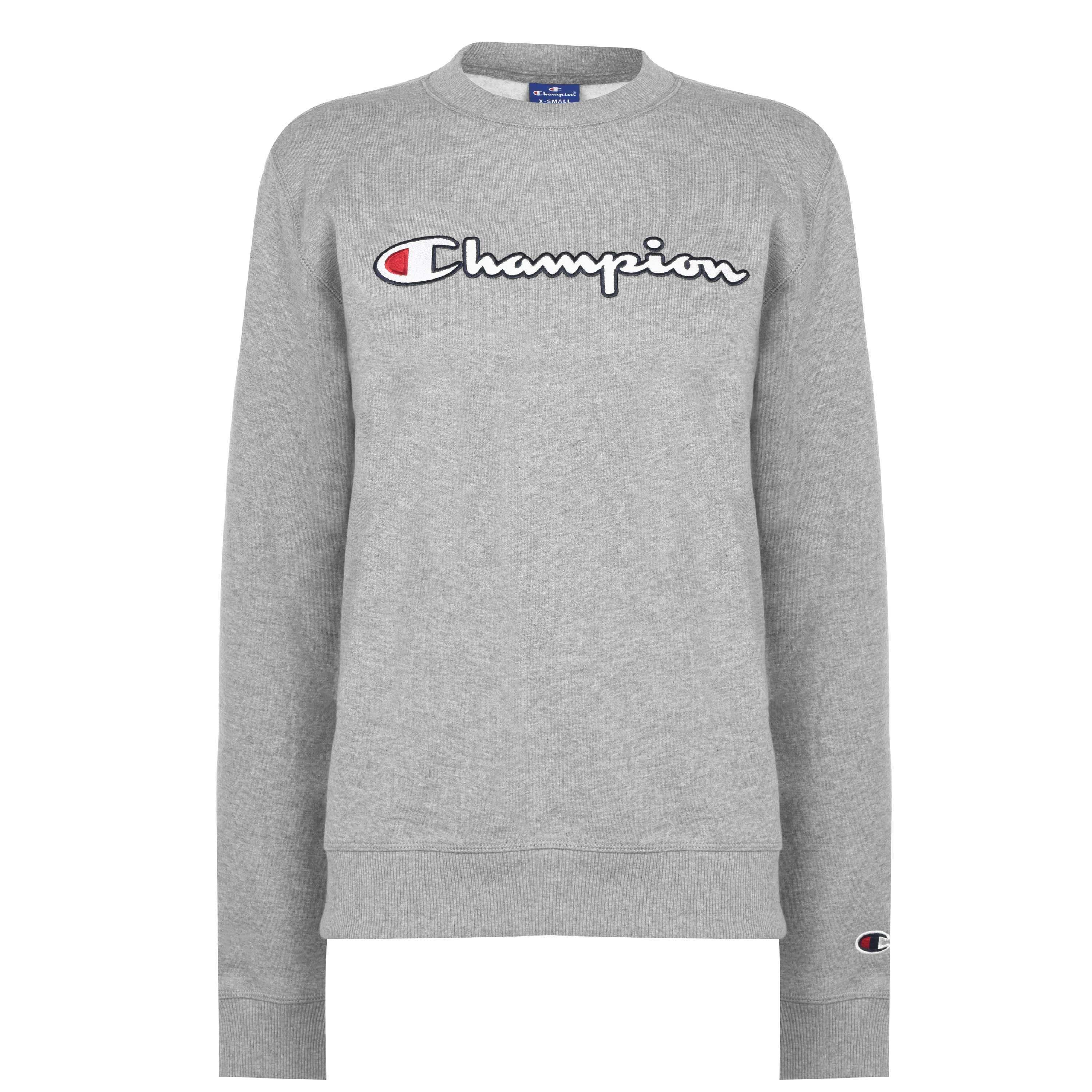 Champion Champion Script Crew Neck Sweatshirt