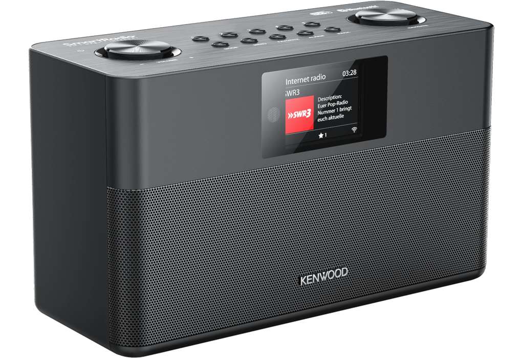Kenwood CR-ST100S-B Smartradio mit DAB+ und Bluetooth Audiostreaming schwarz