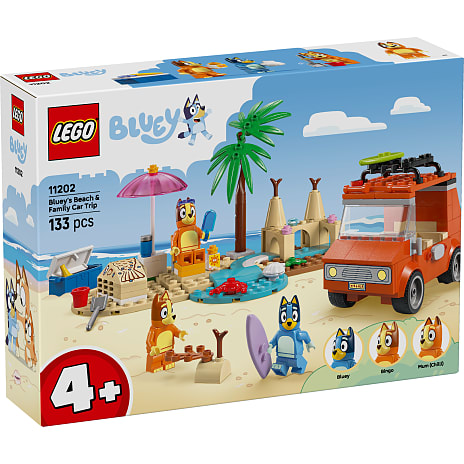 LEGO Blueys familie-biltur til stranden 11202