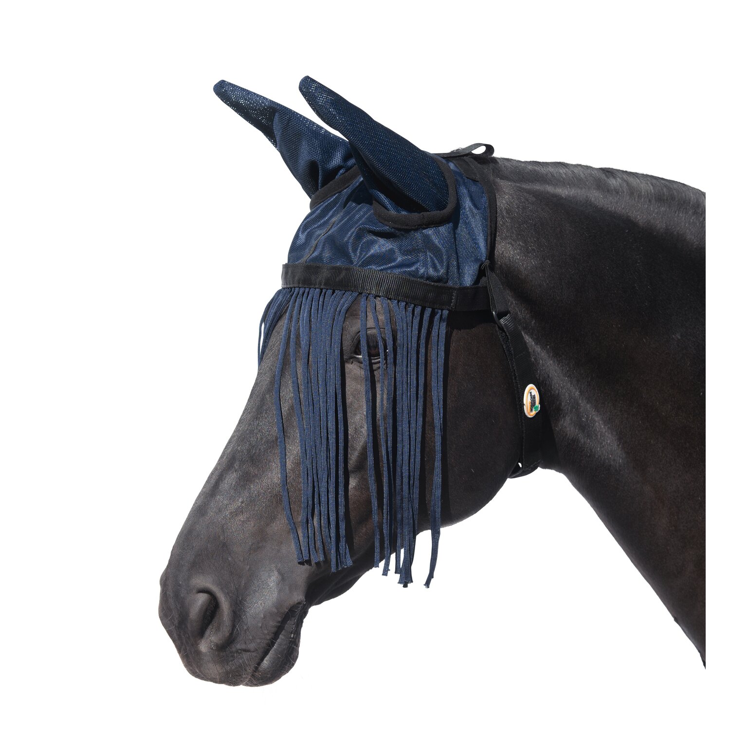 IRISh INNOVATION Fliegenhaube mit Fransenstirnband  - navy