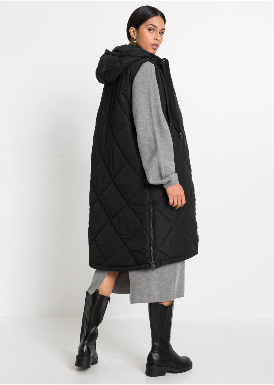 Veste sans manches matelassée en polyester recyclé