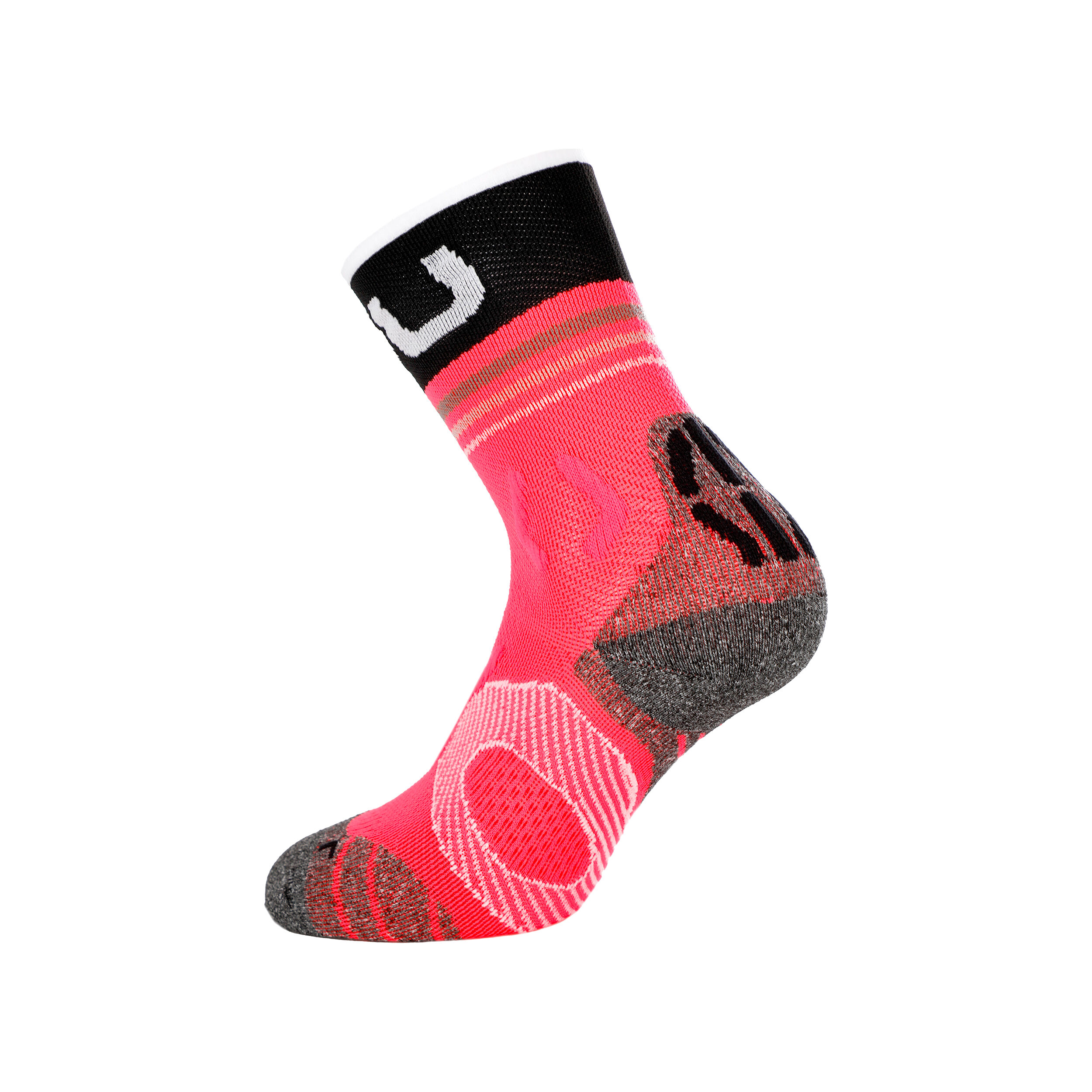 UYN Runner's One Short Chaussettes De Running Femmes - Pink , Noir
