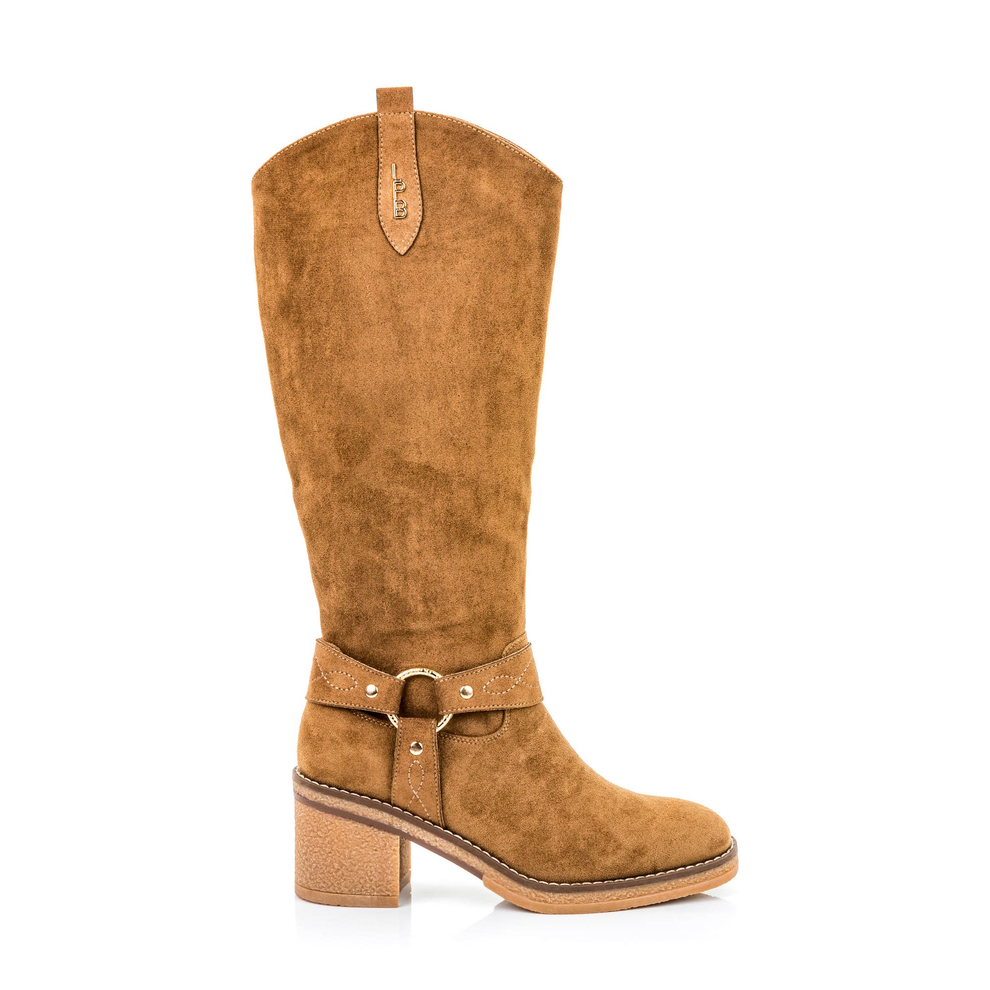 Bottes à talon Femme camel