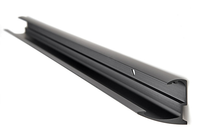 Profilé aluminium Alluminia marron 60 cm