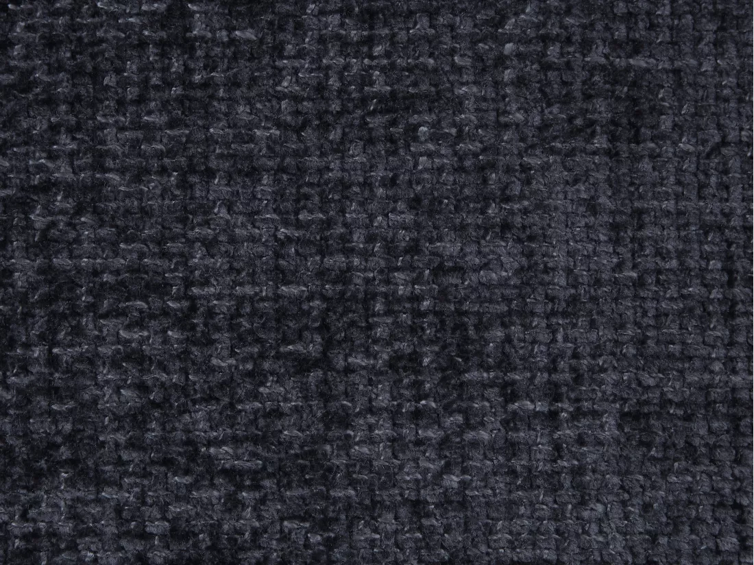 Lot de 2 chaises pivotantes avec accoudoirs en tissu texturé - Noir - MUSE de Maison Céphy