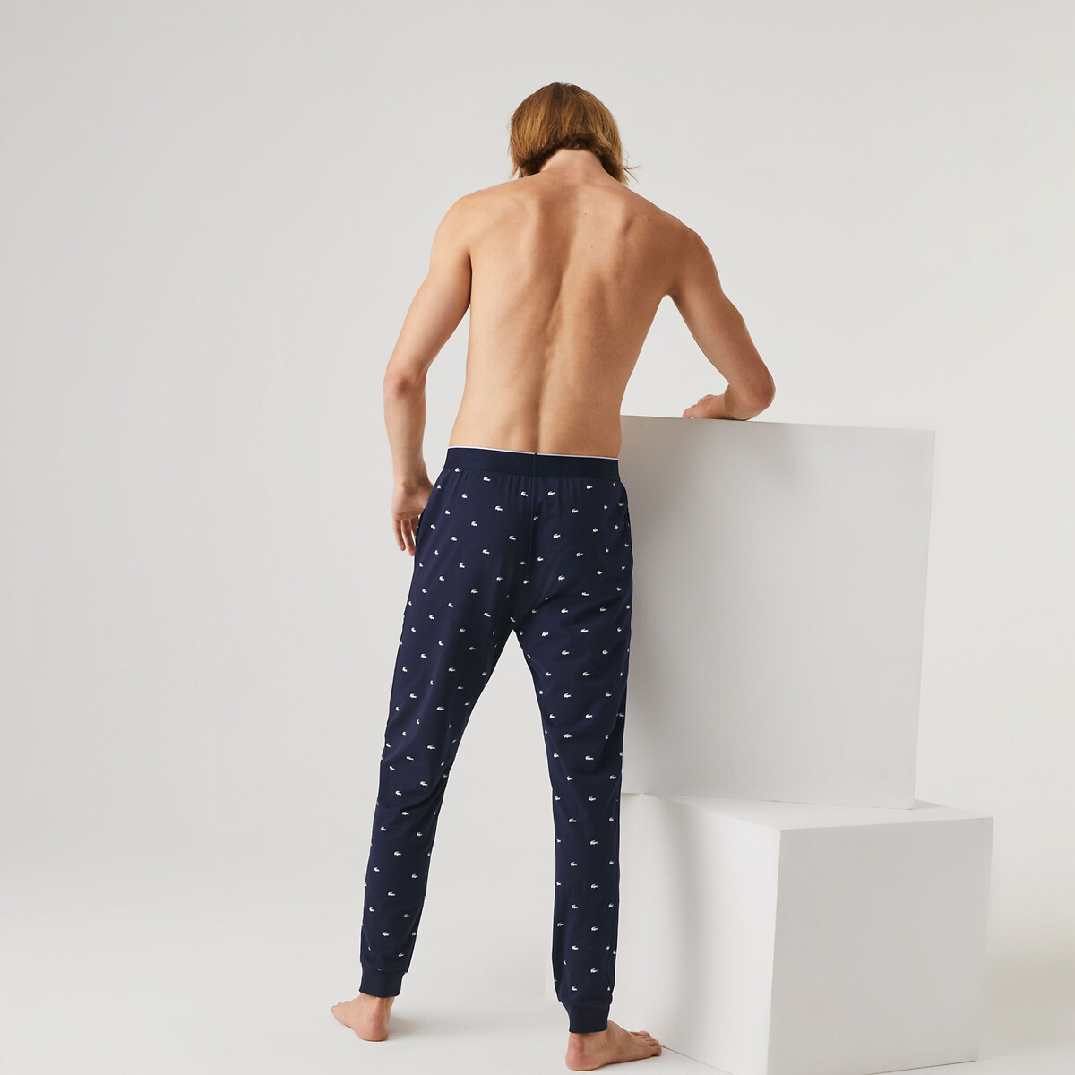 LACOSTE<br>Calças de pijama estampadas