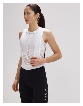 Sous-Maillot Unisexe Sans Manches Le Col Mesh Pro Blanc