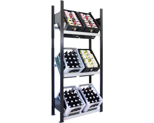 Flessenkrattenstandaard, drankkrattenbodemplank Schulte 180x75x30 cm