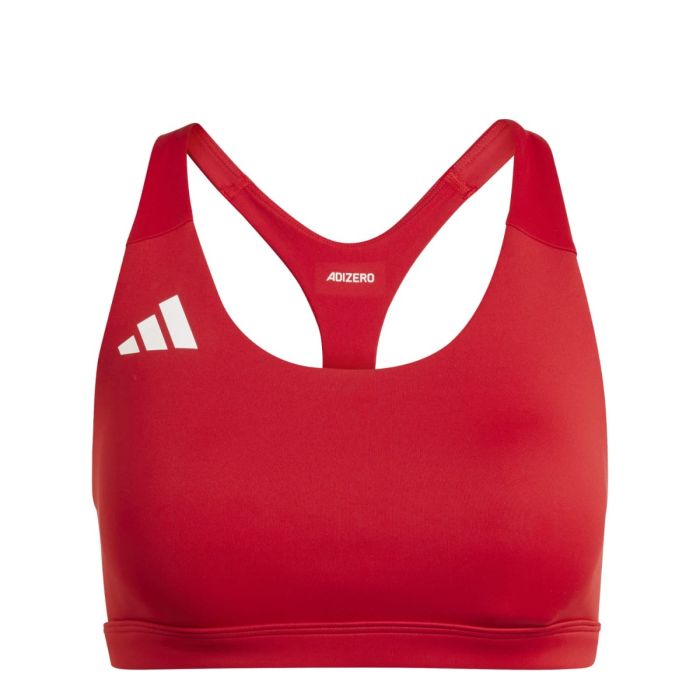 adidas Dame BH Adizero Medium-Support Bra Rød