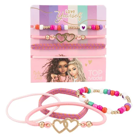 Depesche TOPModel Haar- und Armband Set, 1 Set, 3-Fach sortiert