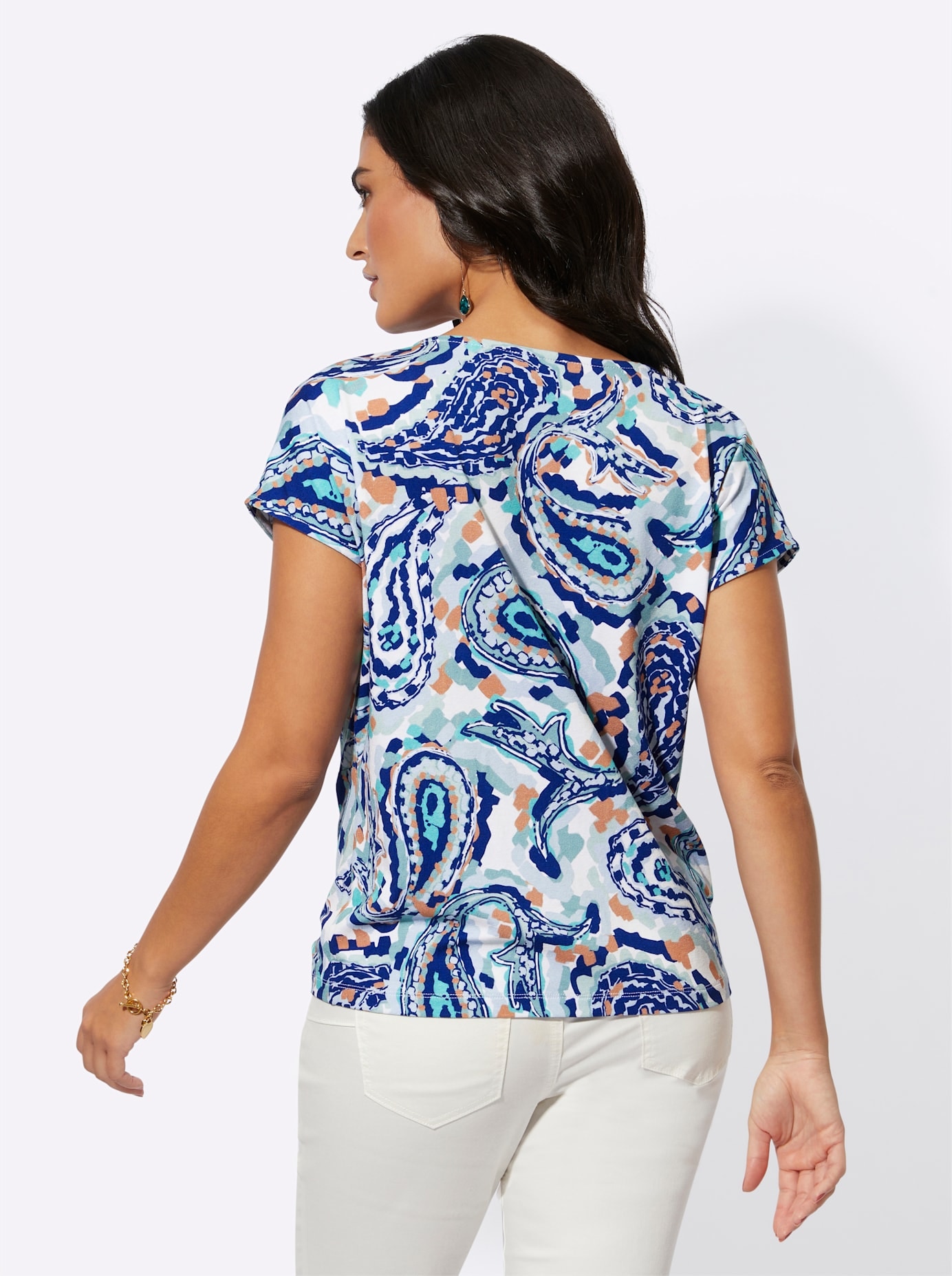 creation L Print-Shirt »Lyocell-Shirt«, 1 Stk.