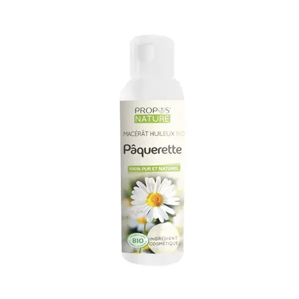 Óleo de margarida orgânico macerado para aromaterapia Propos' Nature 100ml