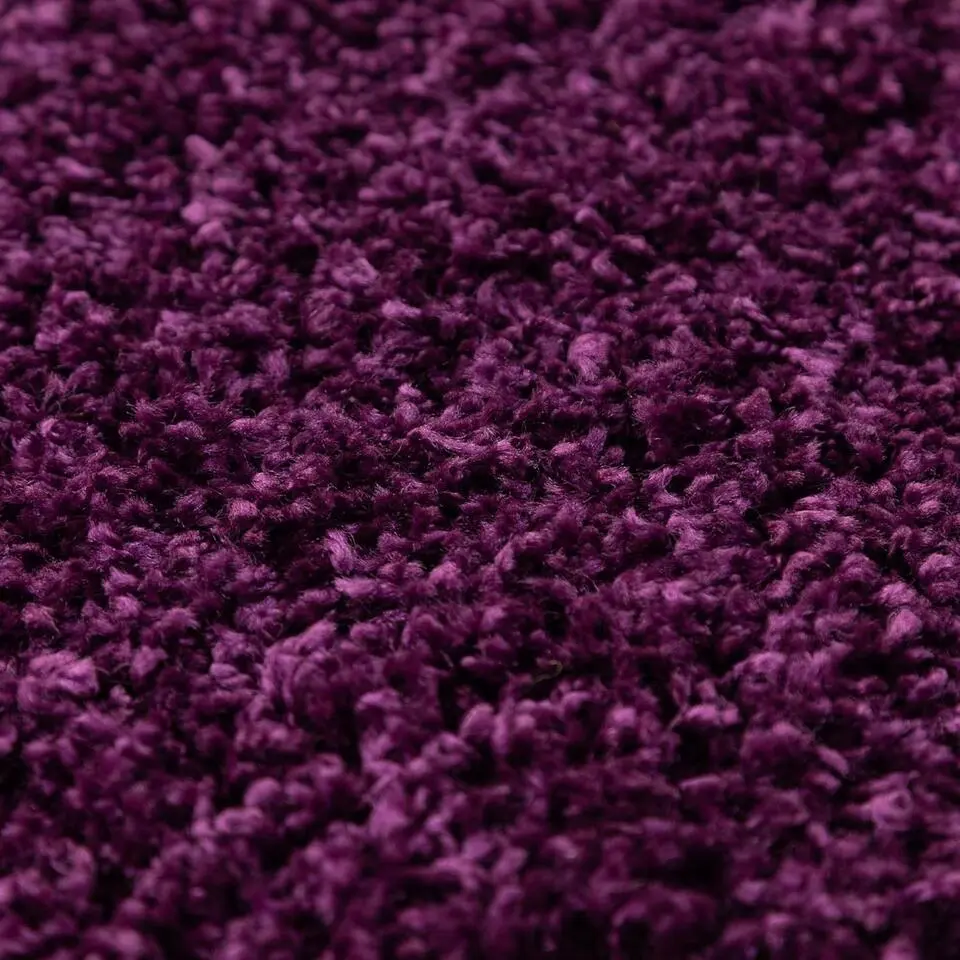 Basic Shaggy vloerkleed Paars Hoogpolig - 200x290 CM